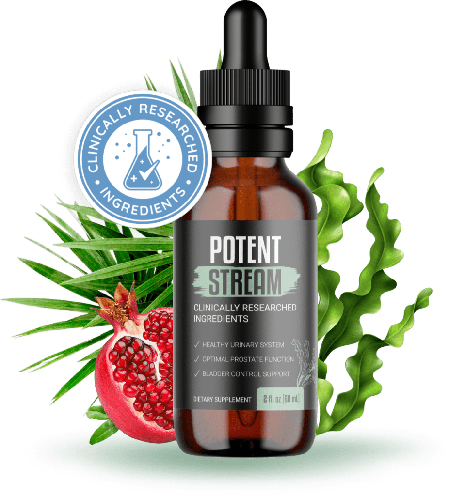 PotentStream is a dietary supplement designed to support prostate health, particularly for men who may be experiencing issues related to the prostate gland. The supplement typically contains a blend of natural ingredients known for their benefits in promoting prostate health, such as saw palmetto, beta-sitosterol, zinc, and other essential nutrients. These components work together to help reduce symptoms like frequent urination, support urinary tract health, and maintain overall prostate function. PotentStream is marketed to men who want to maintain their prostate health as they age, potentially reducing the risk of conditions like benign prostatic hyperplasia (BPH). Regular use of PotentStream may contribute to a healthier prostate and improved quality of life.